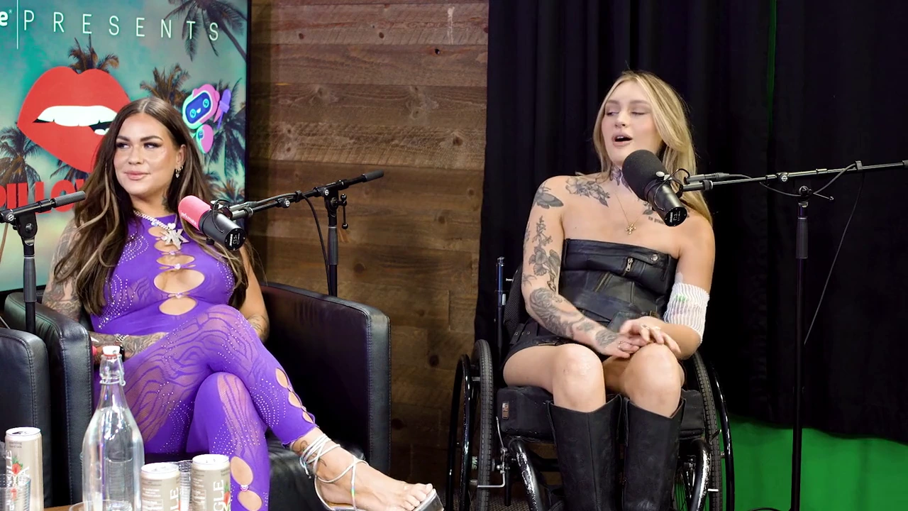 Karmen Karma and Dan Dangler’s grandpa in the wildest scene ever on a wheelchair porn video
